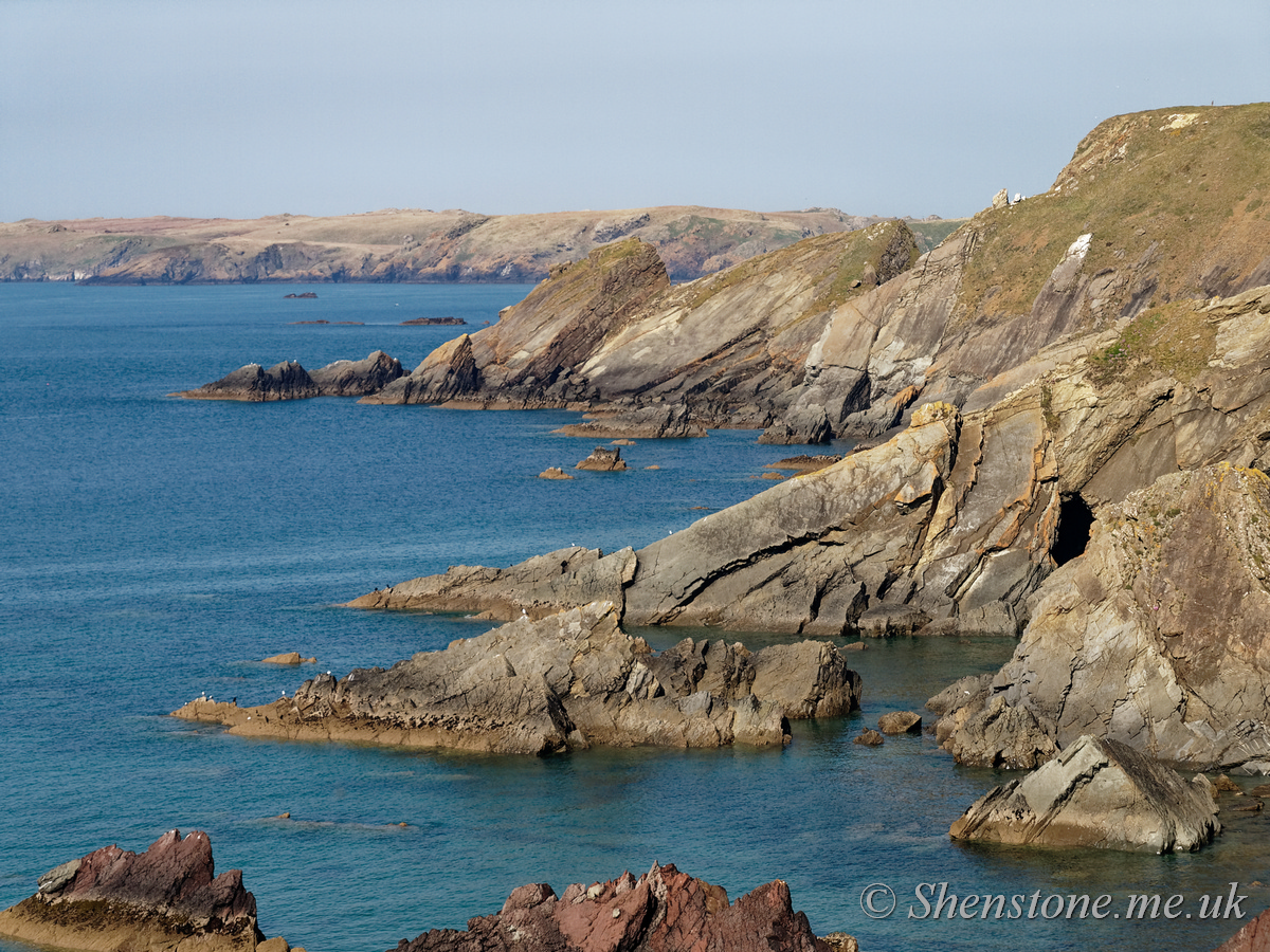 ORS and Silurian rocks of Albion Bay, Marloes, Marloes, Pembrokeshire