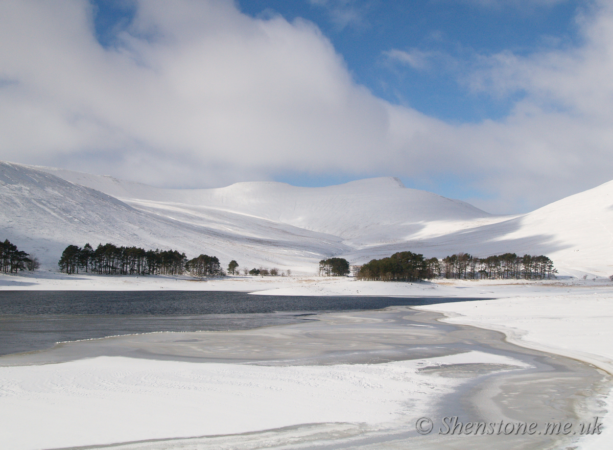 Pen y Fan and Corn Ddu from Upper Neuadd Reservoir
