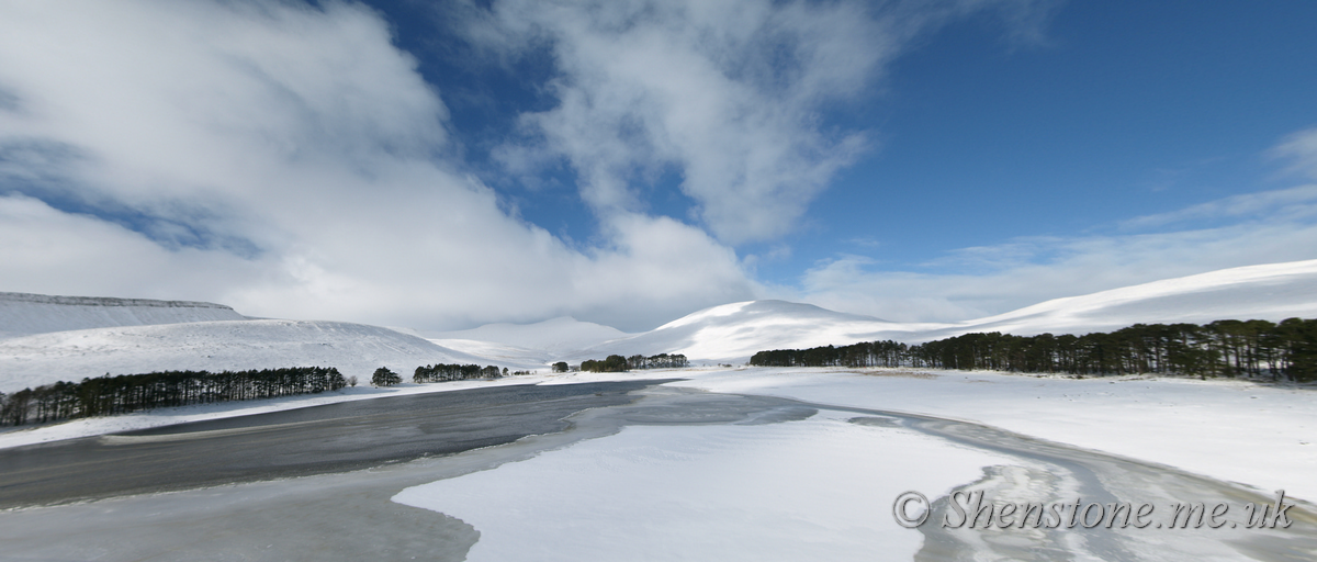 Crybin and Pen y Fan from Upper Neuadd Reservoir