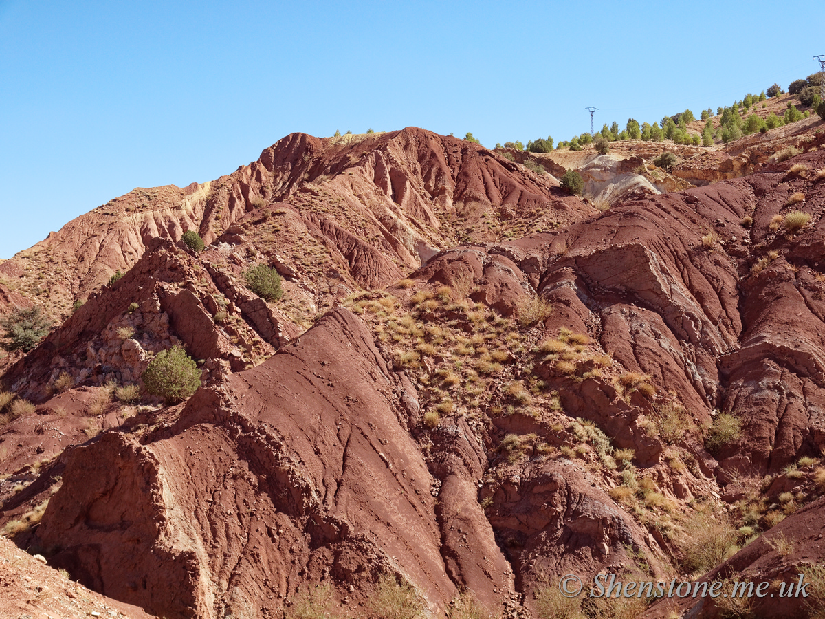 Mesozoic and Tertiary rocks in the Atlas Mountains