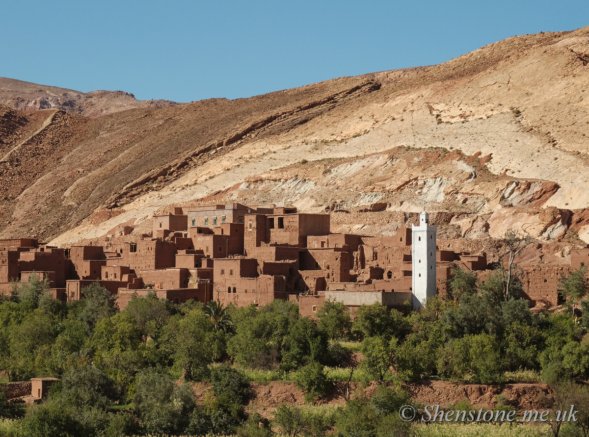 Moroccan Town in the Altas foothills