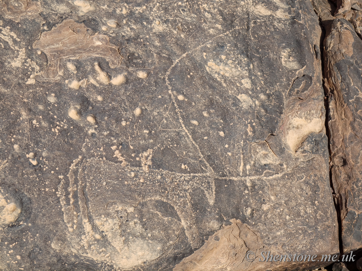 Ancient Rock Art near Ouzina