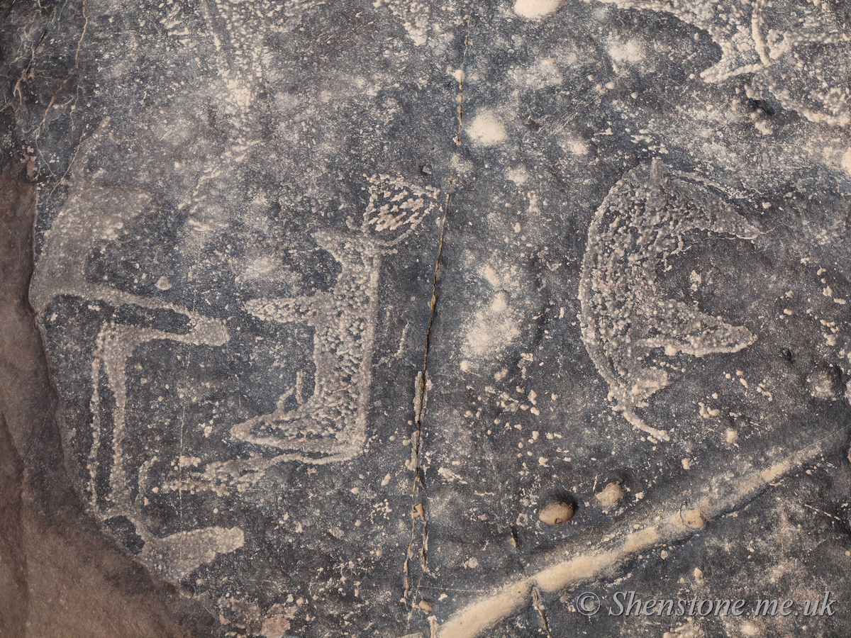 Ancient Rock Art near Ouzina