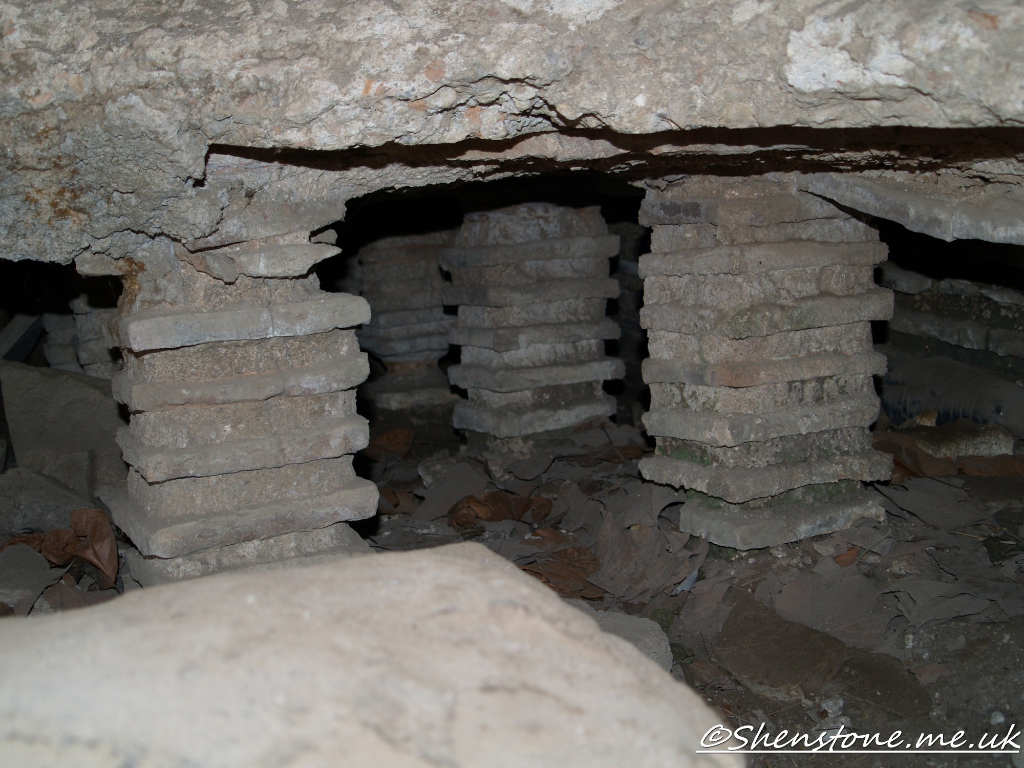 hypocaust, Ostia Antica, Italy