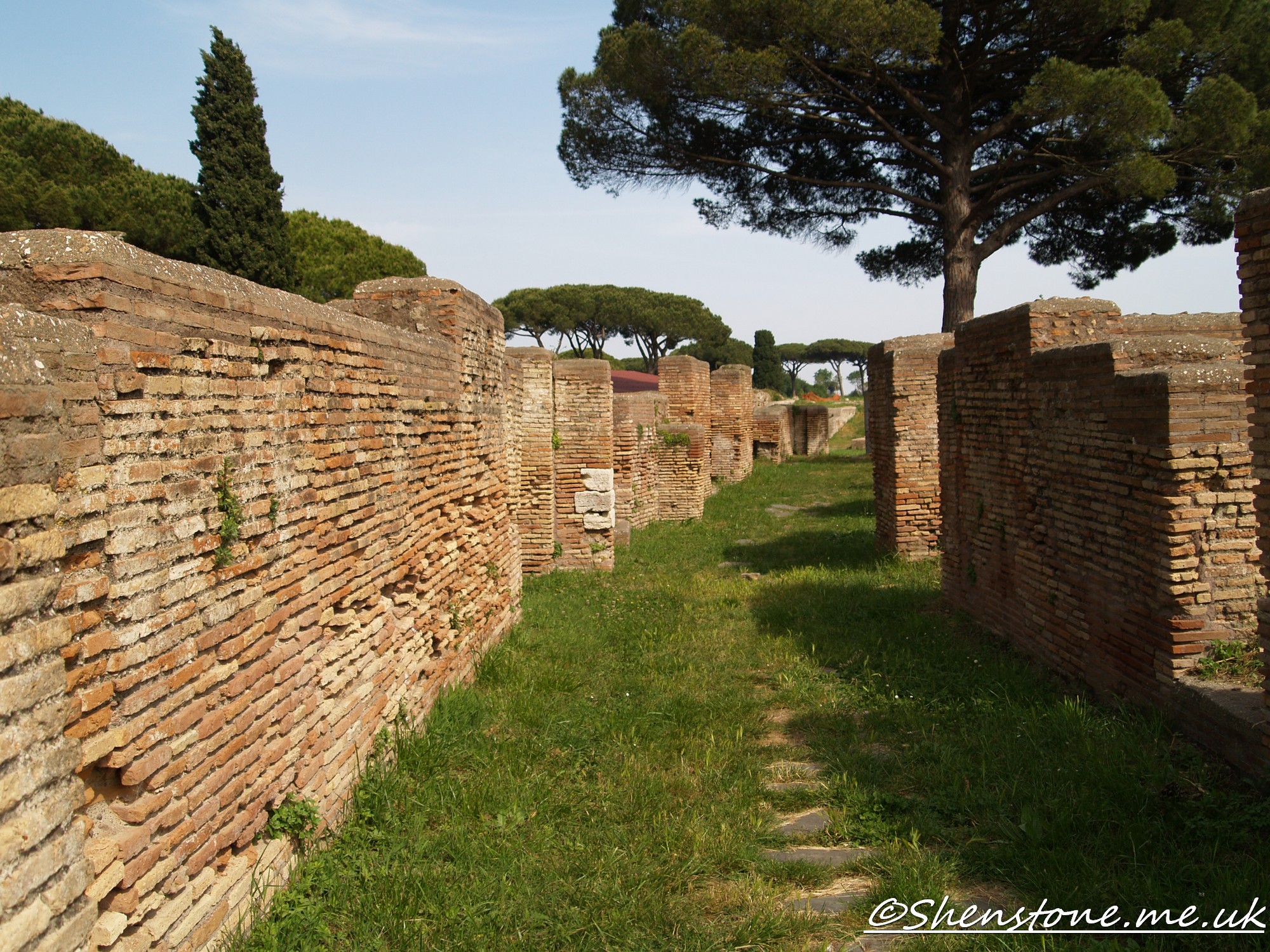 Streets fish, Ostia Antica, Italy