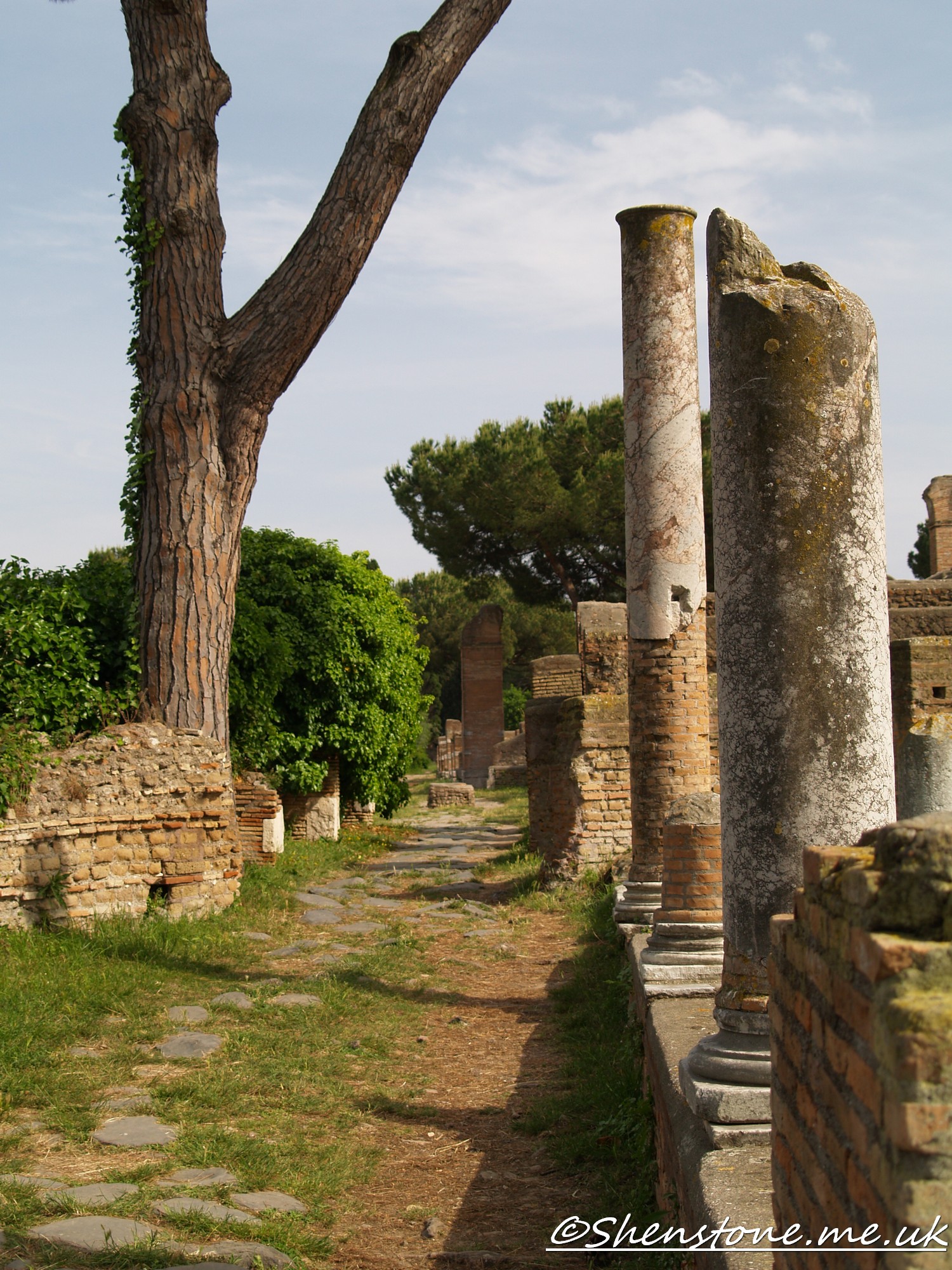 Streets, Ostia Antica, Italy
