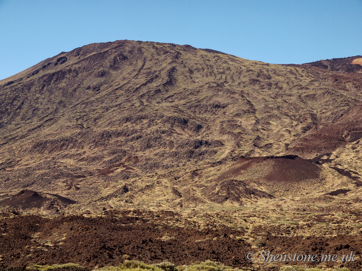 Mount Teide from Las Canadas caldera: The devil's cauldron