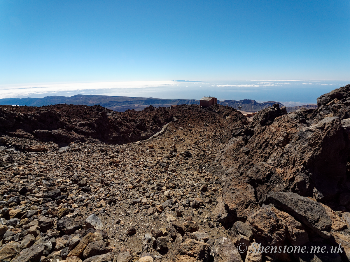 Las Canadas caldera: The devil's cauldron from Mount Teide 