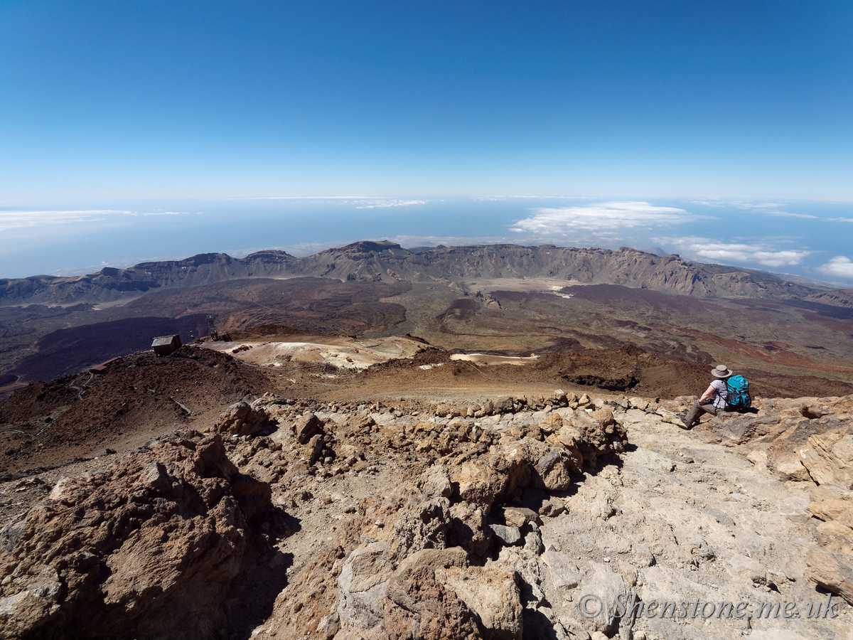 Las Canadas caldera: The devil's cauldron from Mount Teide 