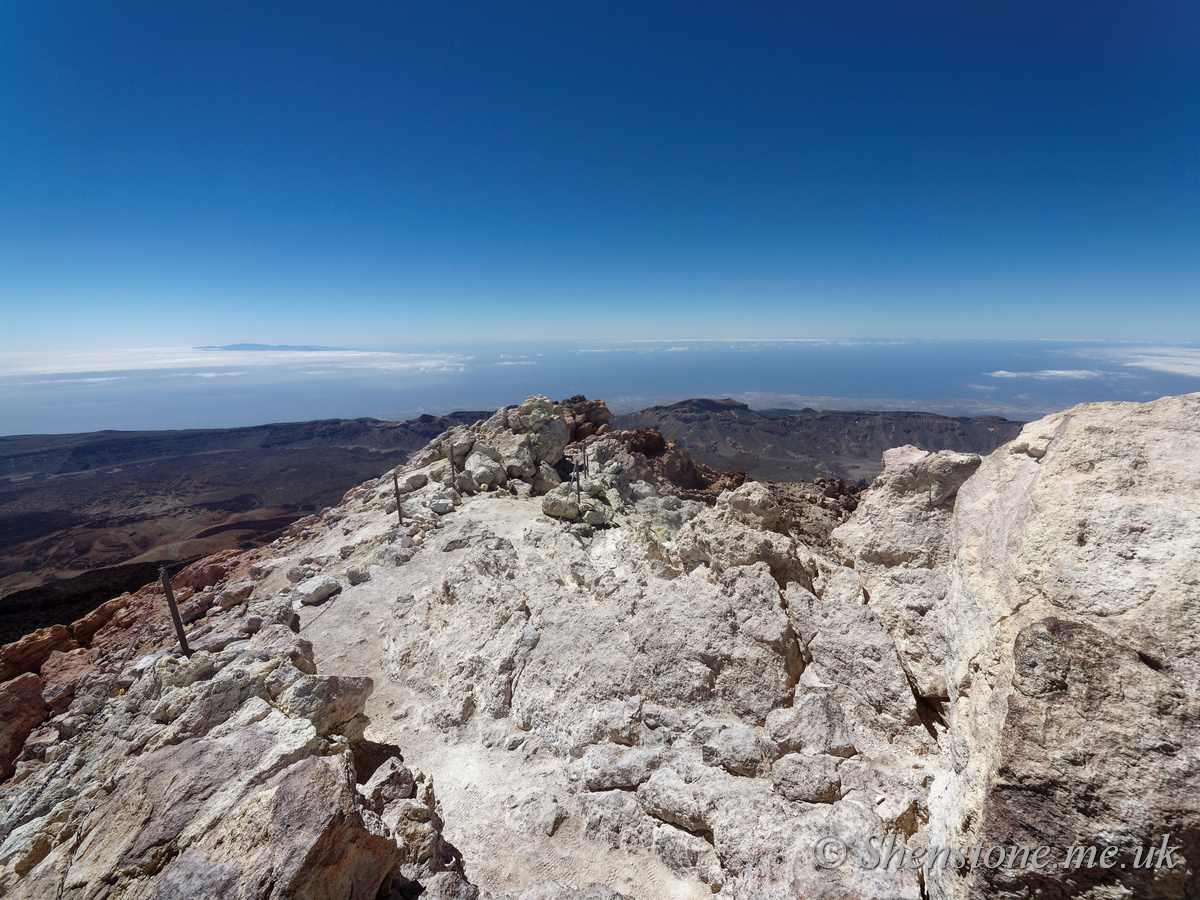 Las Canadas caldera: The devil's cauldron from Mount Teide 