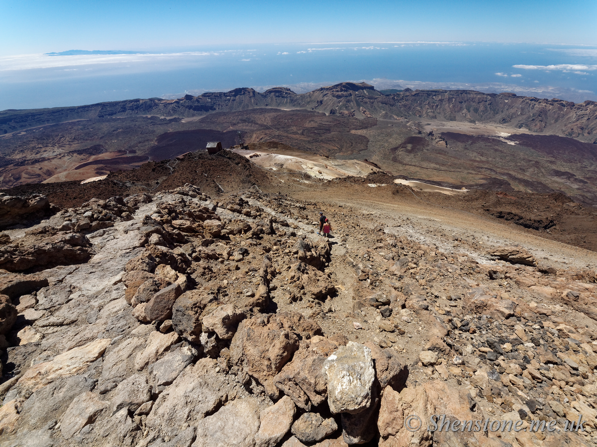 Las Canadas caldera: The devil's cauldron from Mount Teide 