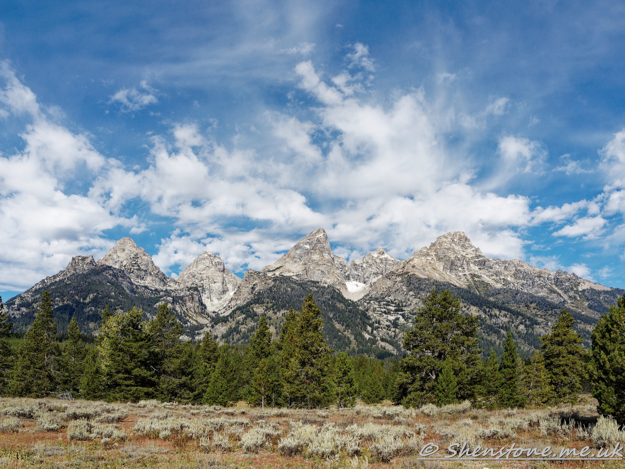 Teton National Park and Range, Wyoming, USA
