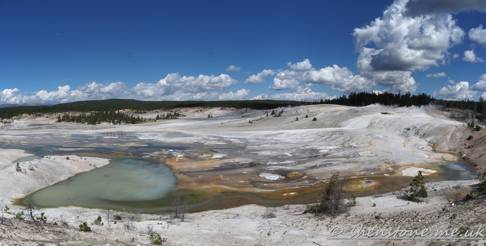 Norris Geyser Basin, Yellowstone National Park, Wyoming, USA