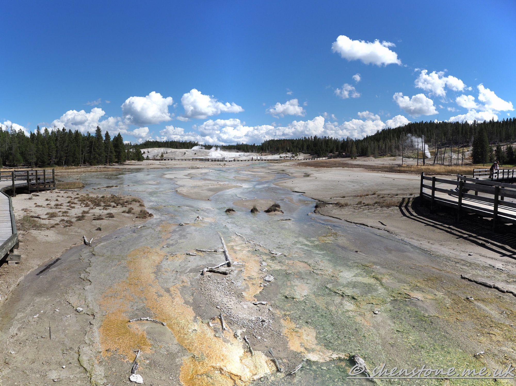 Norris Geyser Basin, Yellowstone National Park, Wyoming, USA