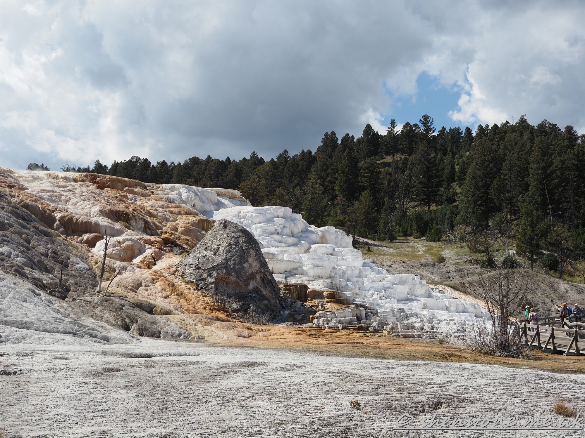Mammoth hot Springs, Yellowstone National Park, Wyoming, USA