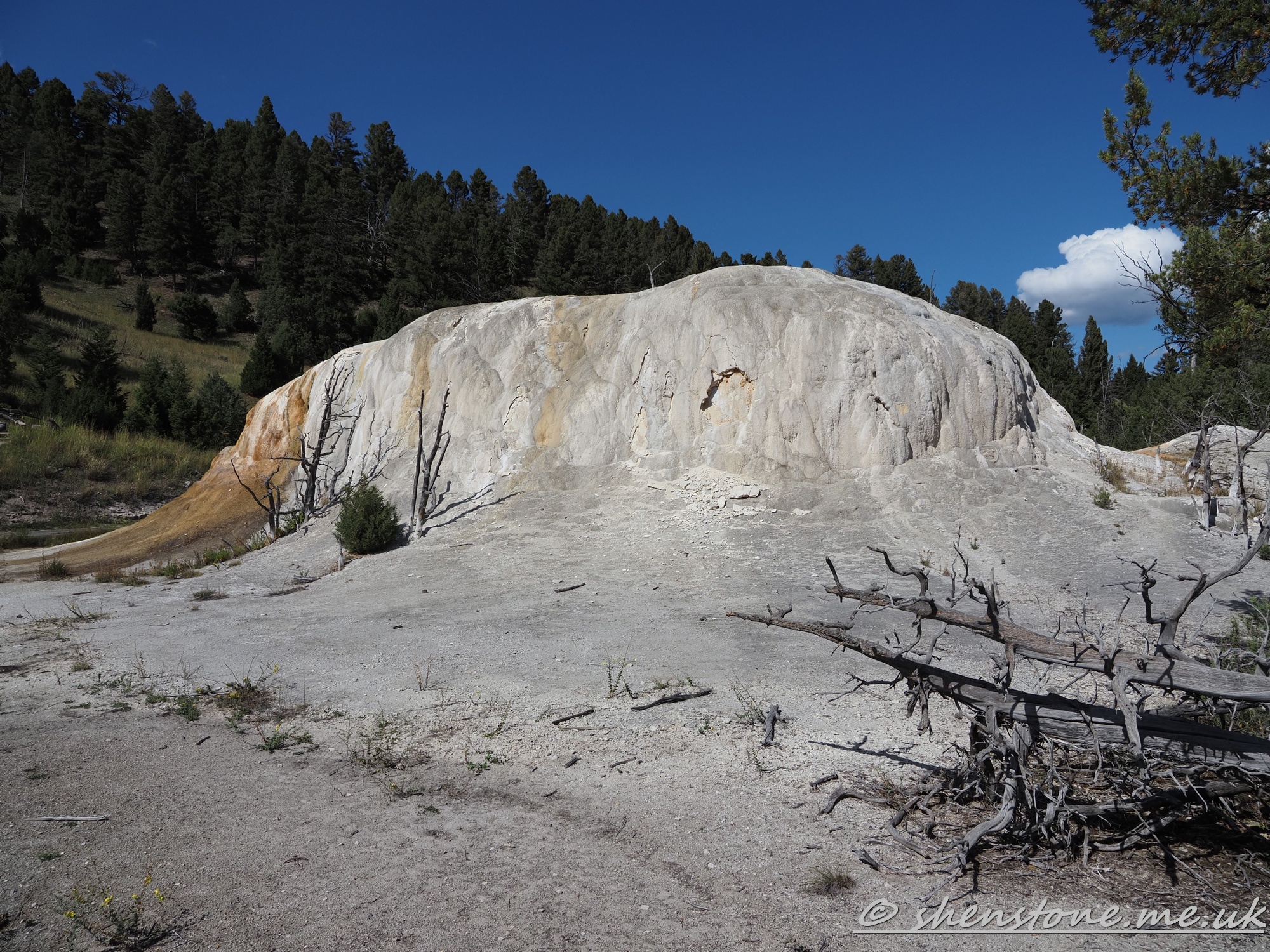 Mammoth hot Springs, Yellowstone National Park, Wyoming, USA
