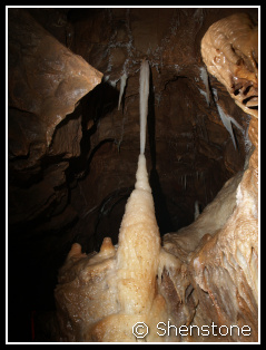 Column, Shatter Cave,
                        Mendip
