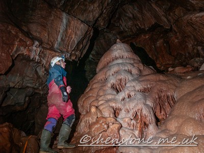 Massive Stalagmite, Shatter Cave, Mendip